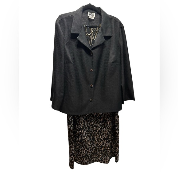 Leslie Fay dress set(2pcs) women’s petite size 22WP - Picture 2 of 12